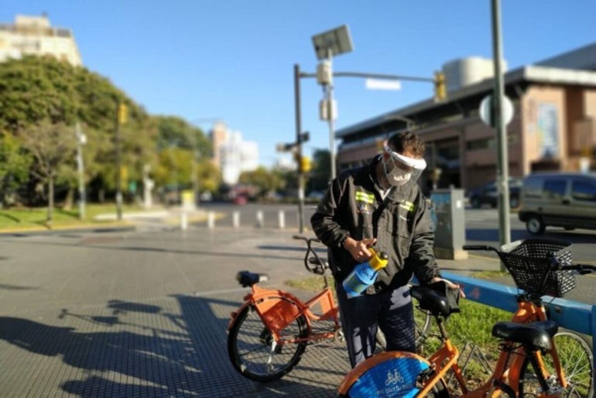 Reactivaron el sistema Mi Bici Tu Bici con medidas sanitarias especiales