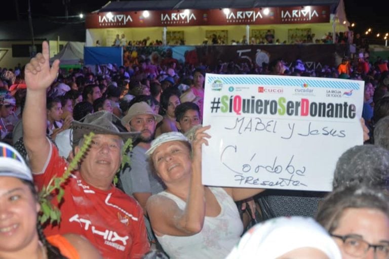 Turistas presentes en La Chaya 2019