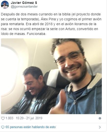 Desopilante hilo de Javier Gómez Santander, guionista de "La casa de papel 3", para explicar cómo se escribió la serie. (Twitter)