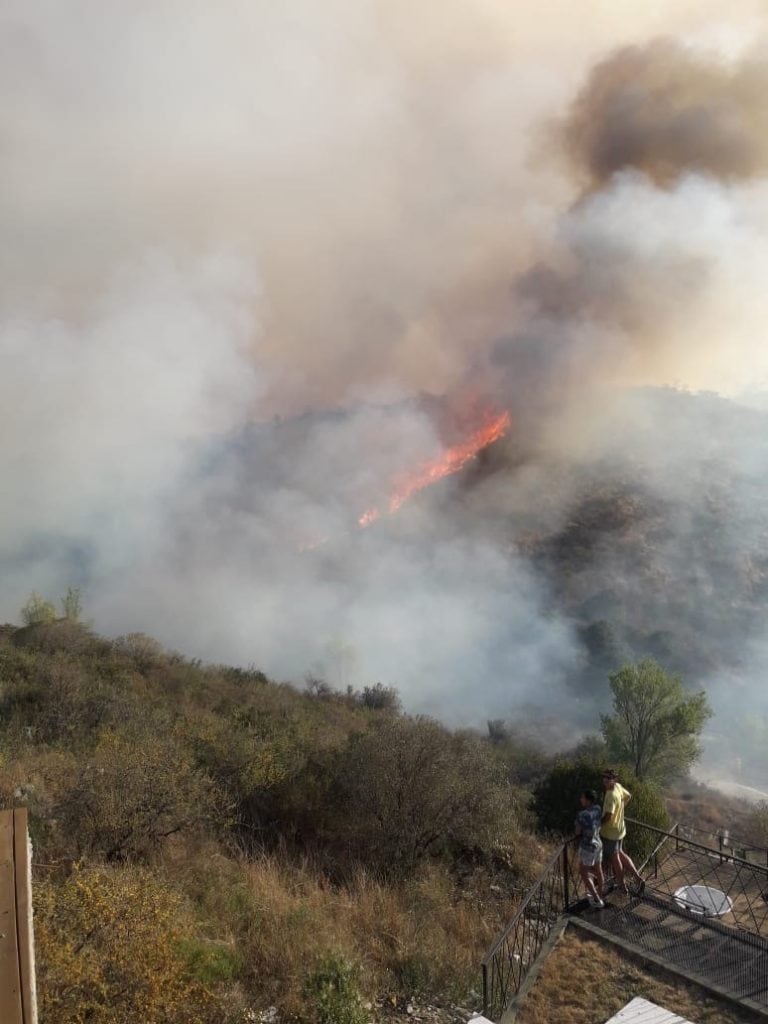 Continúa el incendio en TierrAlta