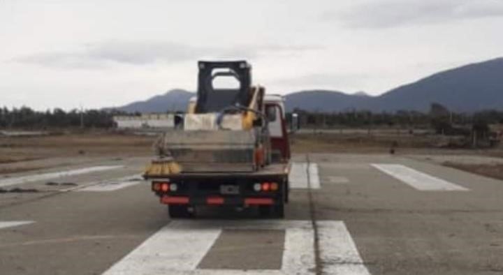 Reparación de pista del Aeroclub