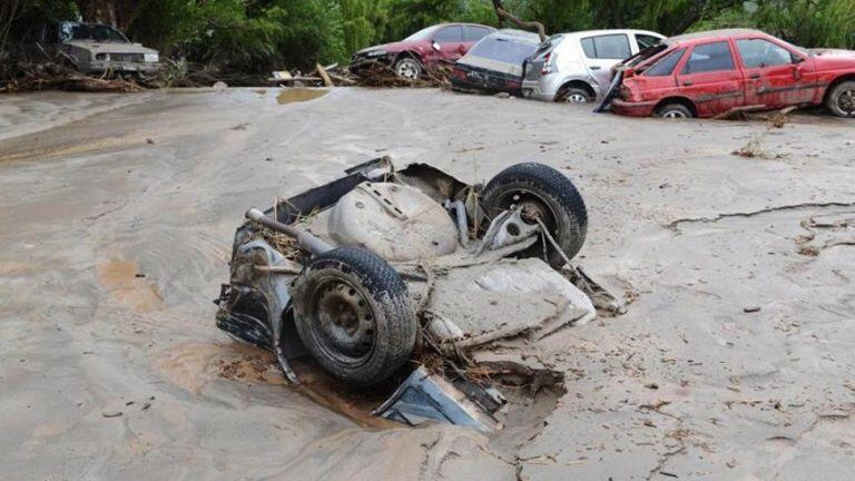 El alud en El Rodeo dejó 11 personas fallecidas y una desaparecida (Foto: La Voz del Interior)