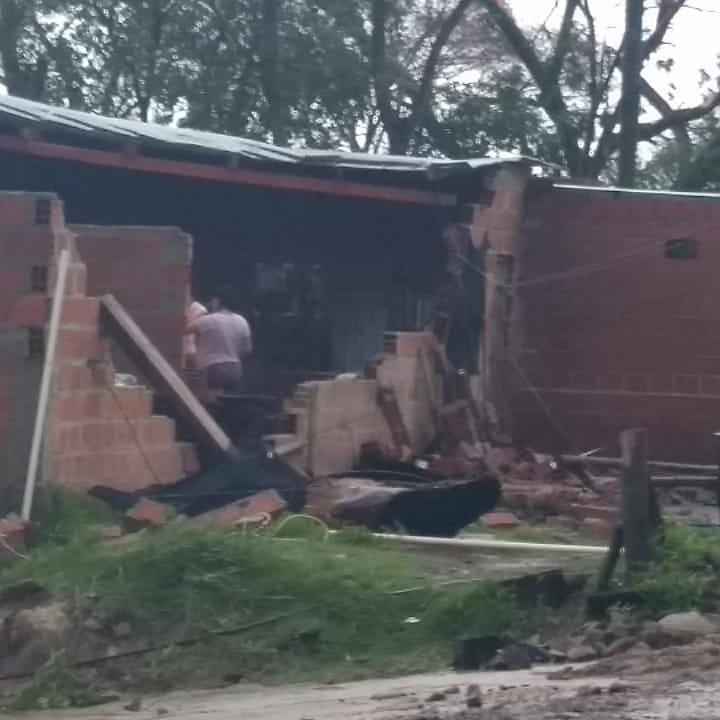 El Intendente de Empedrado calificó como "tornado" al temporal del miércoles.