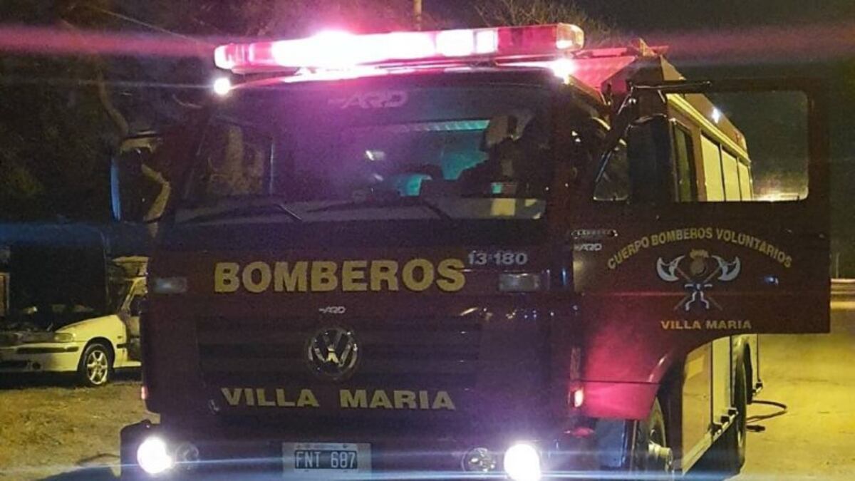 Villa María: incendio en corralón judicial