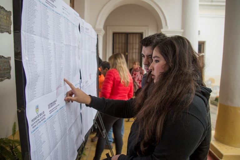 Se vota con total normalidad en San Luis. Foto: ANSL