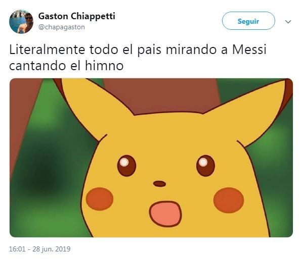 Meme tras la victoria de Argentina por 2-0 ante Venezuela