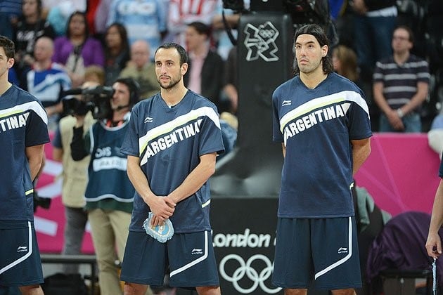 Scola y Manu en Londrés 2012.