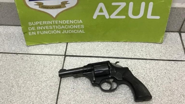 El arma con la que el ladrón intentó cometer el asalto.