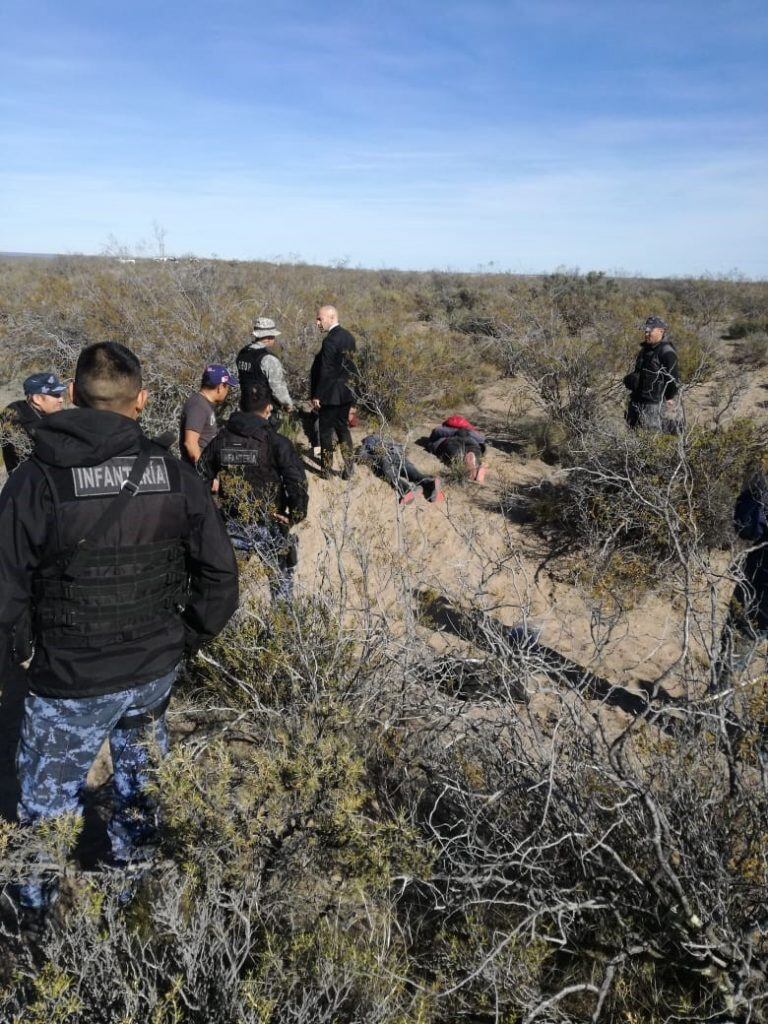 El operativo de la policía se inicio el mismo martes del robo.