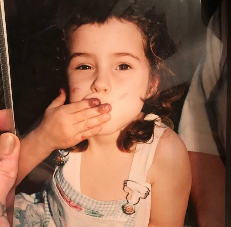 Cande Tinelli compartió fotos de su infancia (Foto: Instagram)