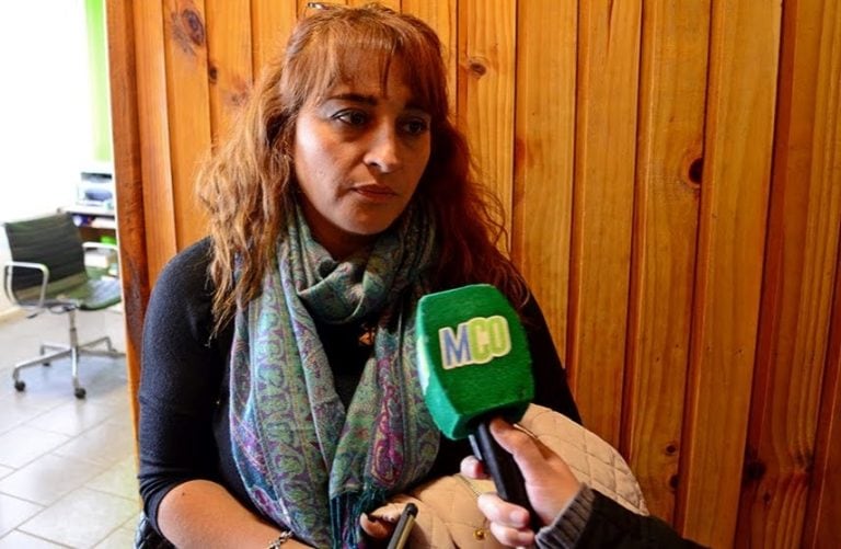 Verónica Següino, de la Unión Vecinal del B° 13 de Diciembre