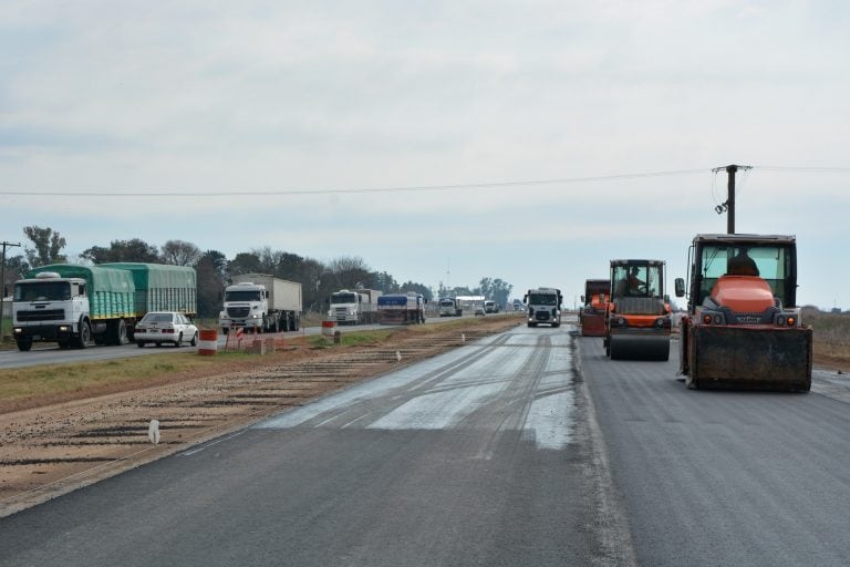 Obras en intercambiadores de la autopista de la Ruta Nacional 34