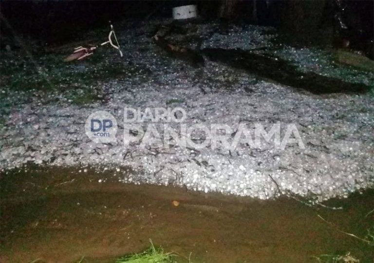 Las piedras cayeron de manera abundante y "mataron a varios animales".