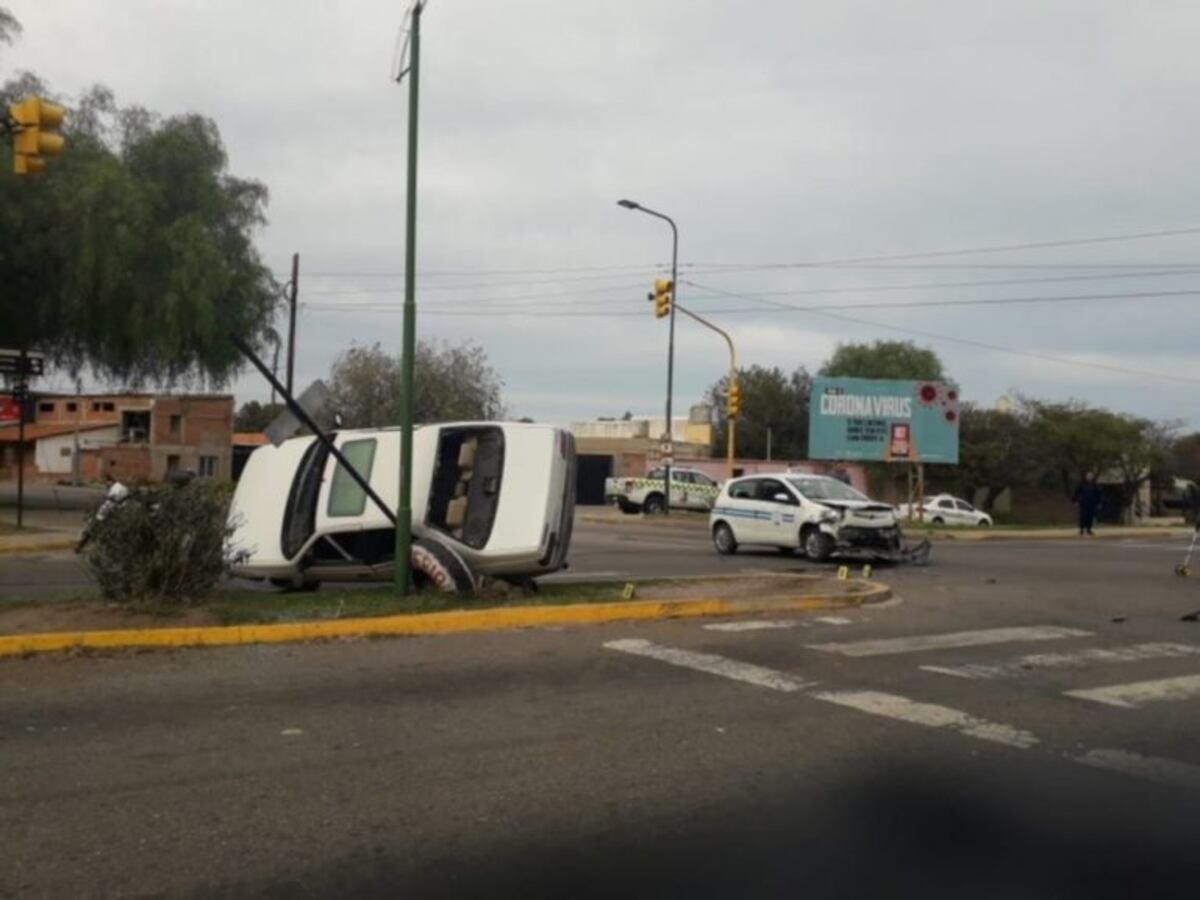 Hay cuarentena pero los accidentes nunca faltan