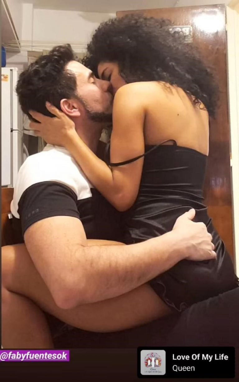 Kate Rodríguez y su novio (Foto: Instagram)