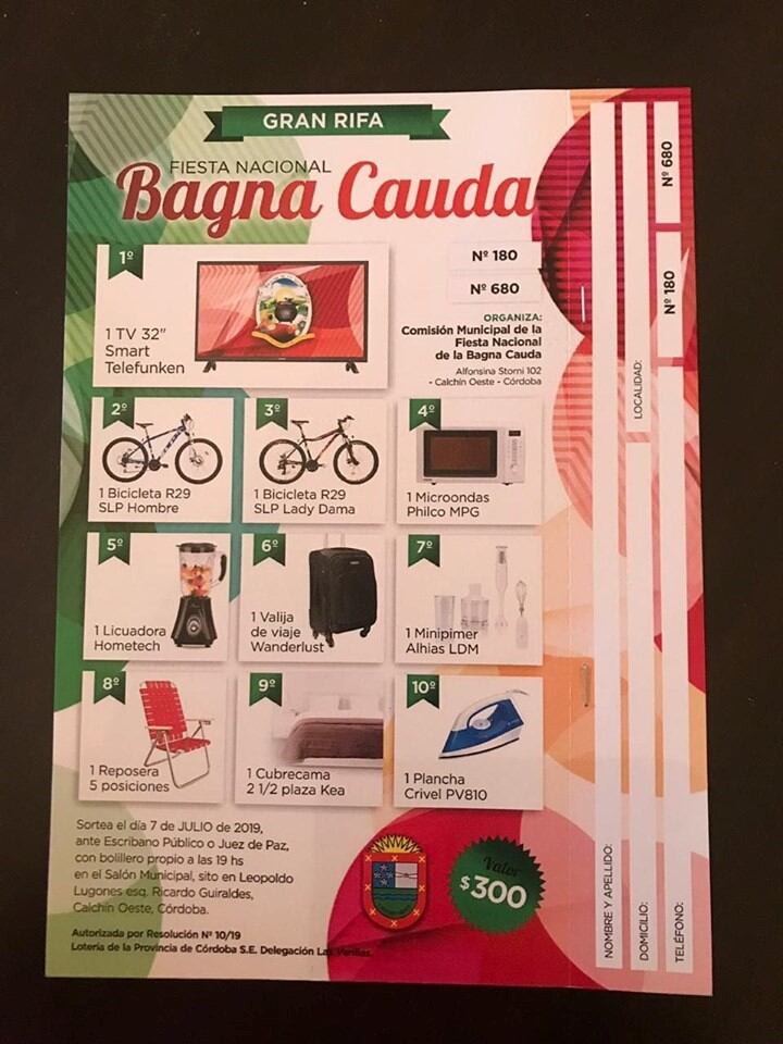 Fiesta de la Bagna Cauda - Calchín Oeste