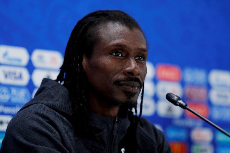 El entrenador Aliou Cisse during cree en sus jugadores