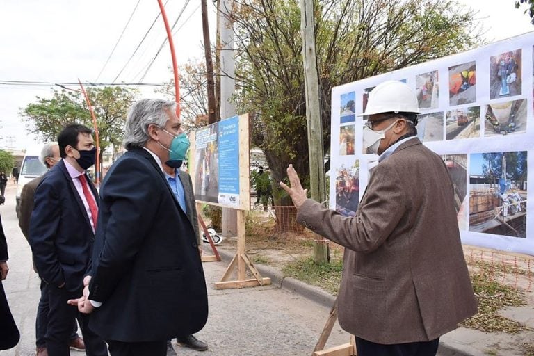 Alberto Fernández en Santiago del Estero.