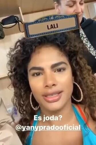 Yani Prado, coprotagonista de Sky Rojo con Lali. (Instagram)