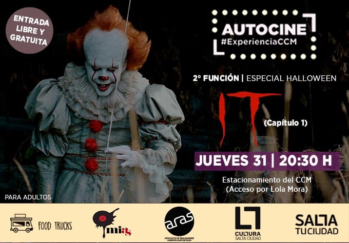 Doble proyección por Halloween en el Autocine (Facebook Cultura Salta Ciudad)