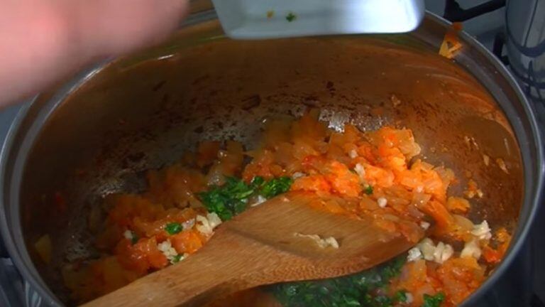 Sofrito con todos los ingredientes. (Web)