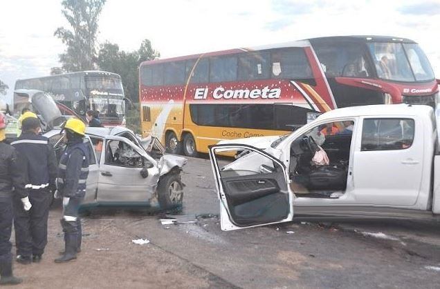 Dramático accidente en Lavalle. (Foto: El Litoral)