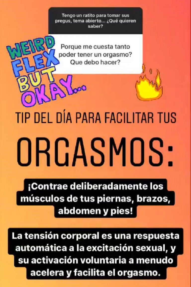 El tip de Alessandra Rampolla para llegar al rogasmo (Foto: Instagram stories)