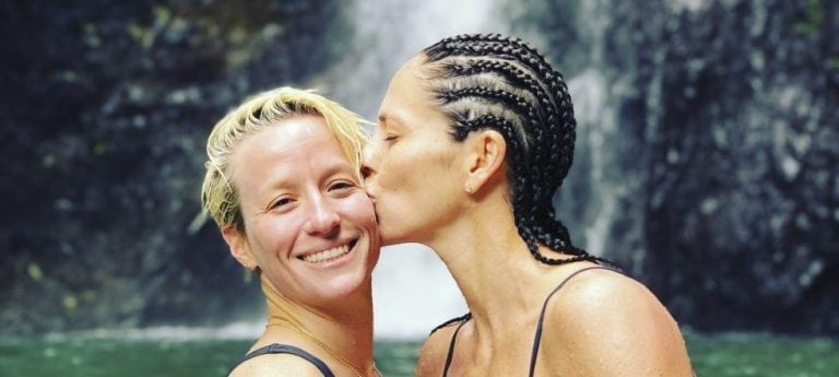 Bird y Rapinoe de vacaciones.