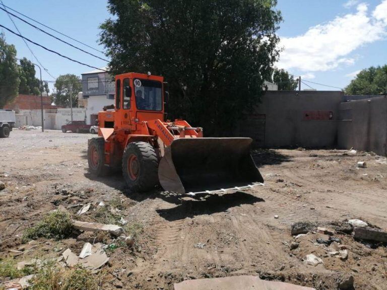 Obras en el acceso alpuerto