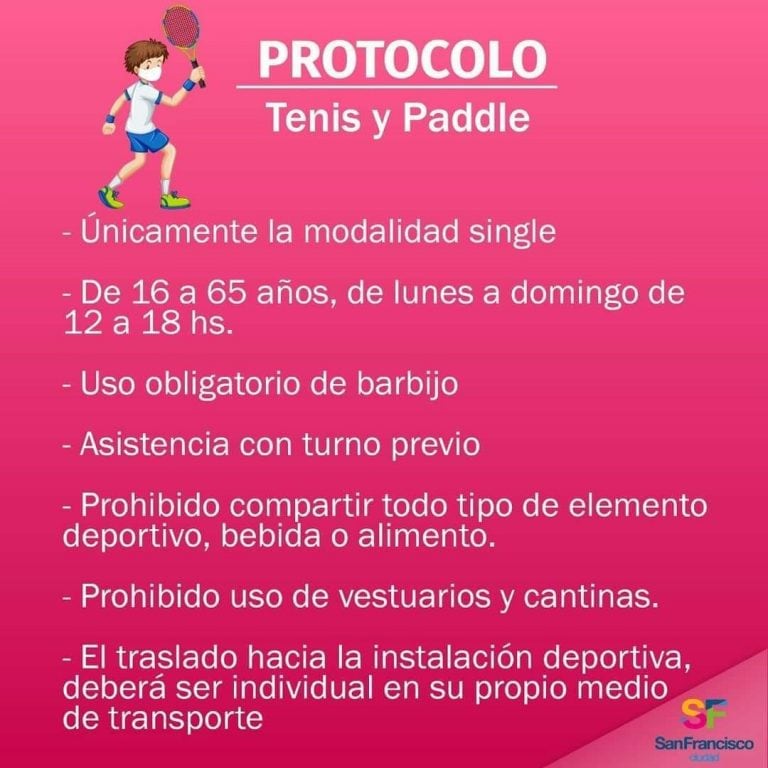 Protocolo para deportes