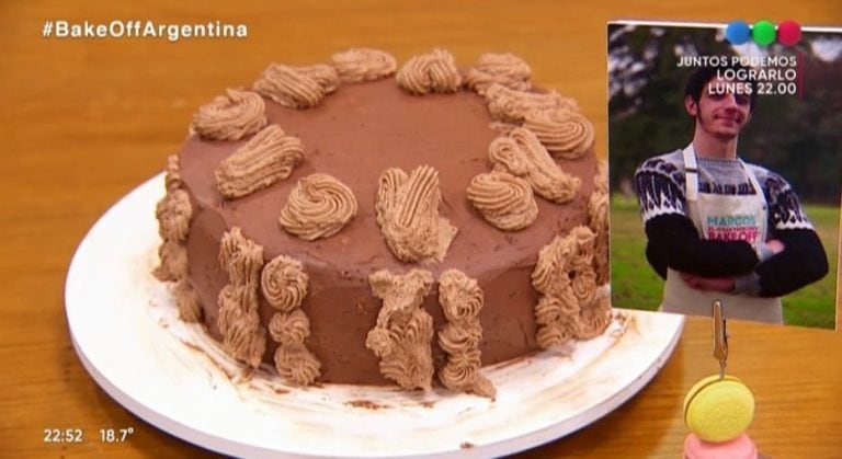 La torta de Marcos en Bake Off (Captura)