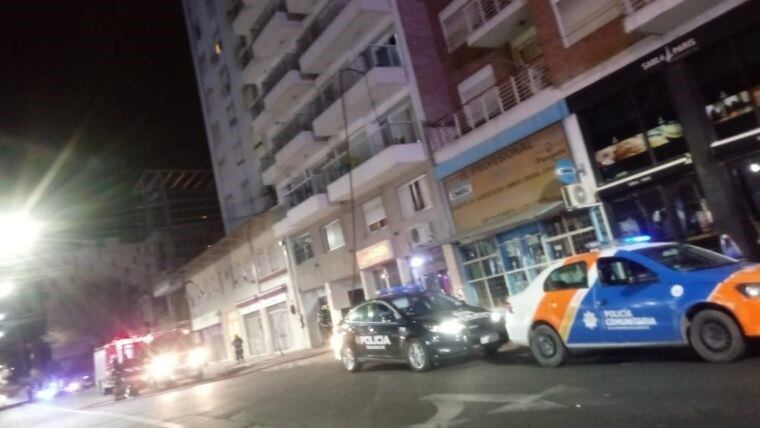 El hecho ocurrió esta madrugada en el macrocentro de la ciudad. (Gastón Hofer)