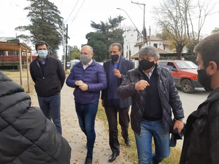 Luego de su visita a Santa Rosa Acastello se dirigió hacia Villa General Belgrano.