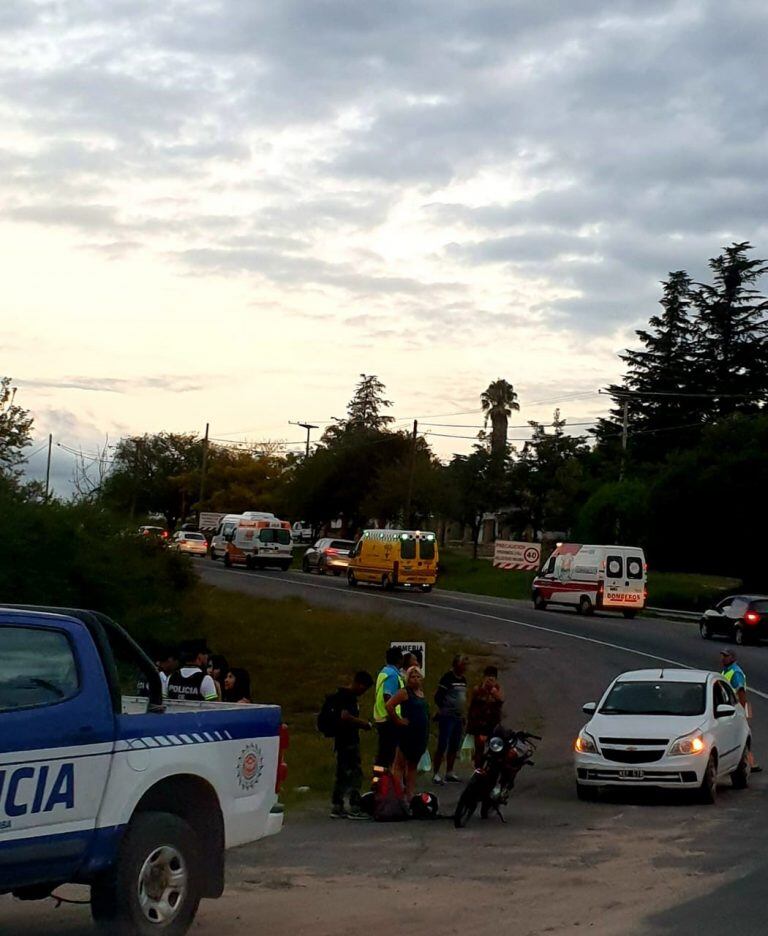 Accidente de tránsito en los Cortes de Furt