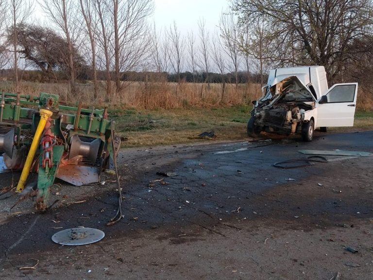 Camino 60 Cuadras: Impactante choque sin heridos de gravedad