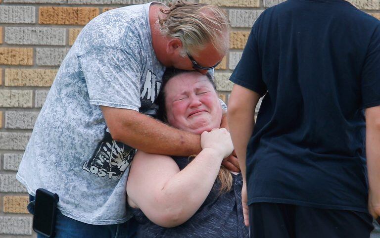 En fotos: las impactantes escenas del tiroteo en una escuela de Texas