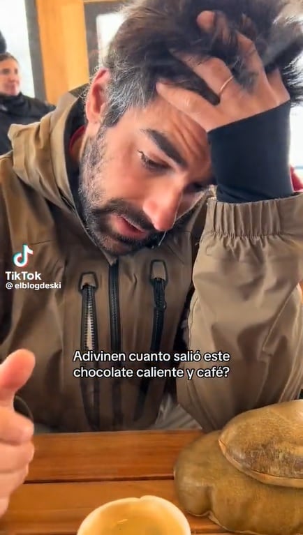 La reacción de dos turistas por el precio de una merienda en el centro de sky de Chapelco