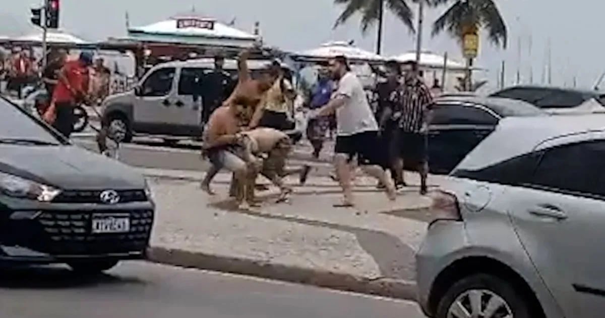 Captura de los vídeos de la emboscada al hincha de Argentinos