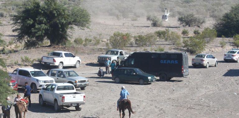 Más de mil personas participaron del rescate del menor sanjuanino.