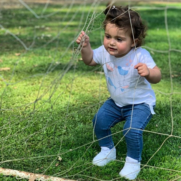 Isabel Macedo con  familia