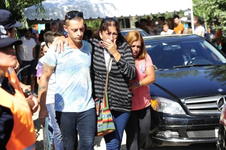 Rosa, la mamá de Braian Toledo. (Foto: Luciano Thieberge/Clarín)