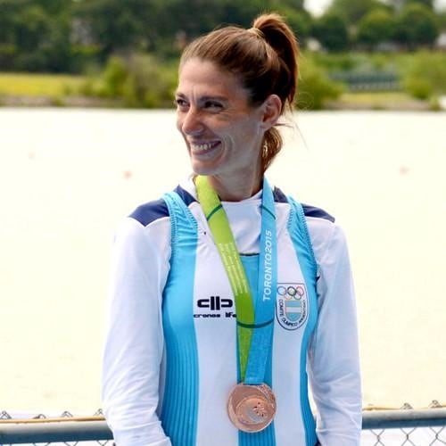 Lucía Palermo, medalla de bronce en remo en los Panamericanos de Río 2007 y Toronto 2015.