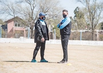 El técnico del Celeste, Marcelo Vázquez.