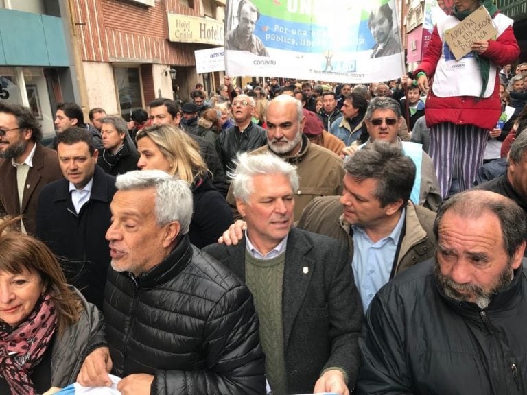 Marcha por la educación en Río Cuarto.