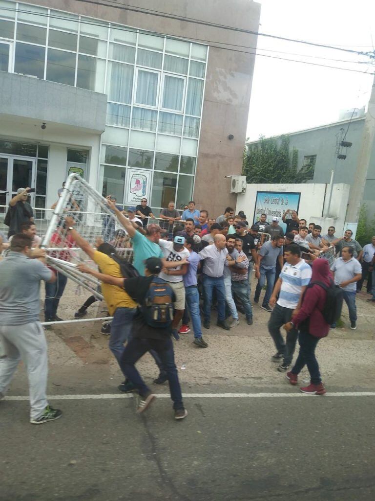 Incidentes en el PJ de San Luis.