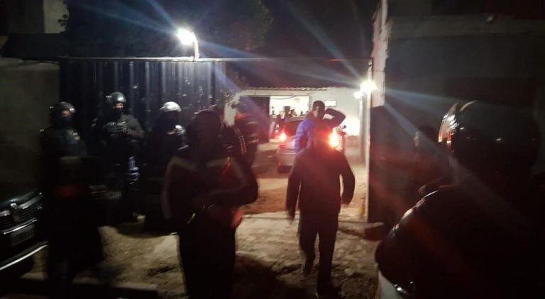 Fiesta clandestina en barrio Ferrer (Policía de Córdoba)