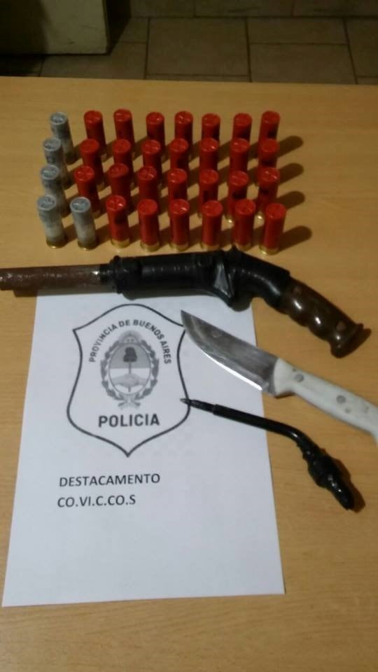 Secuestro de armamento en Los Provincianos.