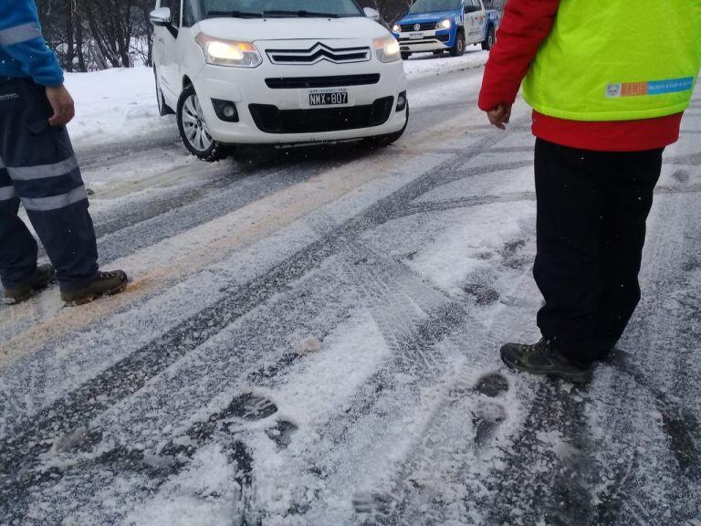 Despiste en la ruta Nacional Nº 3 en el kilómetro 3028 tolhuin, Tierra del Fuego