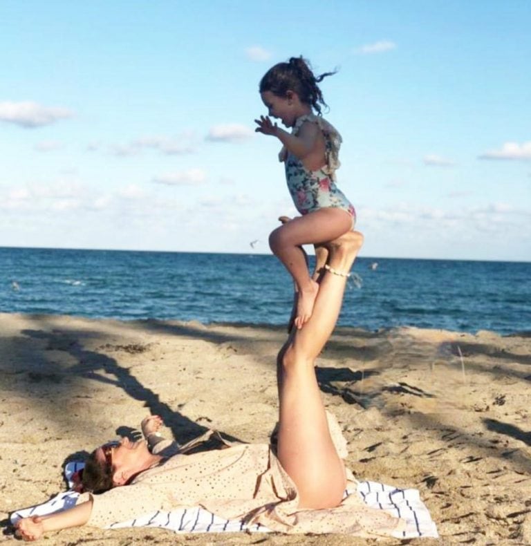 Paula Cháves y su hija Olivia (Foto: Instagram)