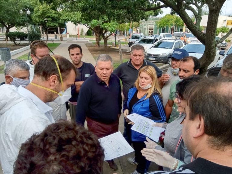 Fumigaciones contra el Dengue en Arroyito, La Curva y El Fuertecito